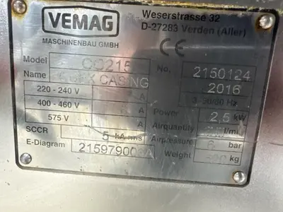 Used 2016 VEMAG CC215 Food Extruders Illinois US | M&M Equipment Corp. #1266963