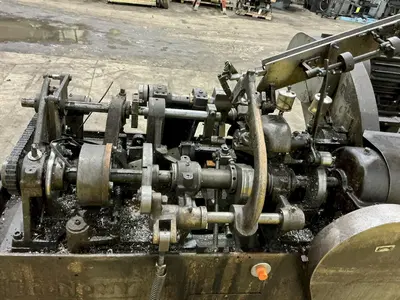 1" ECONOMY MODEL S-4300 LATHE-STYLE AUTOMATIC METAL SHAVING MACHINE: YOBRO #24561
