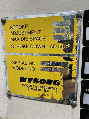 USED WYSONG THS140-96