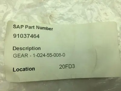 Krones 1-024-55-008-0 Gear