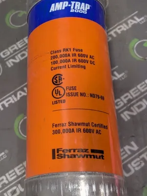 Ferraz Shawmut A6D225R Amp-Trap 2000 Dual Element Time Delay Fuse Used