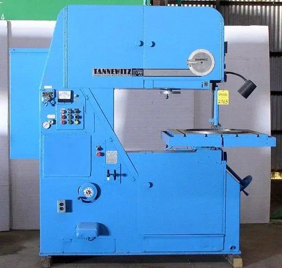 36" TANNEWITZ 3600 MH Vertical Band Saw; Traveling Table 32"; S/N: 14392
