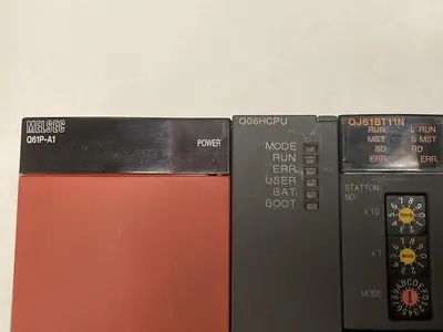 Used MITSUBISHI Q61P-A1, Q06HCPU, QJ61BT11N, QD75MH4, QD75MH2, QX42, QY42P, QY41P Industrial Controls | Surplus Asset Holdings #1220699