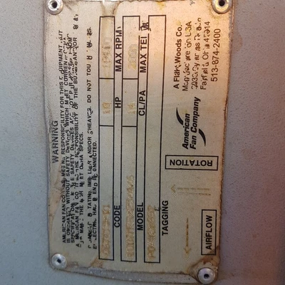 Large Heavy Duty Exhaust Fan