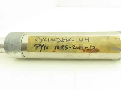 Bimba MRS-244-D Pneumatic Round Air Cylinder 1-3/4"Bore 4"Stroke Stainless Steel