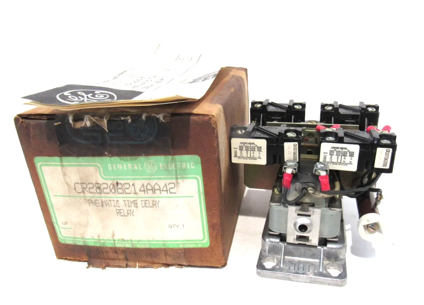 NEW GENERAL ELECTRIC CR2820B214AA42 PNEUMATIC TIME DELAY