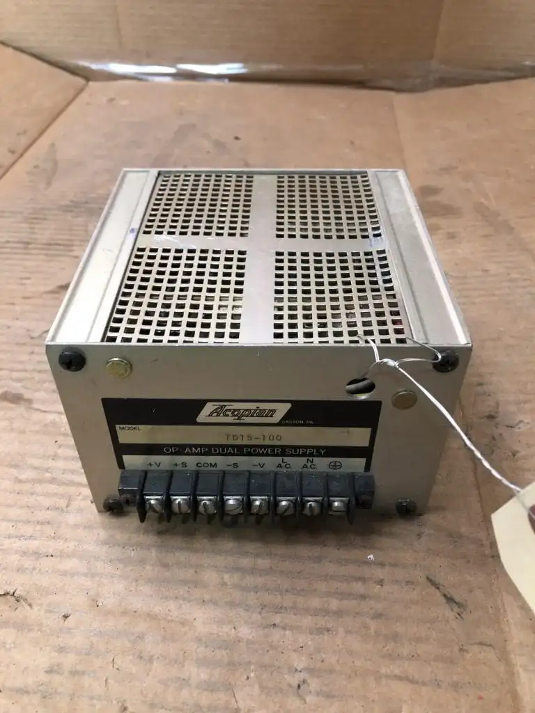 Acopian TD15-100 OP-AMP Dual Power Supply 15V 105-125V