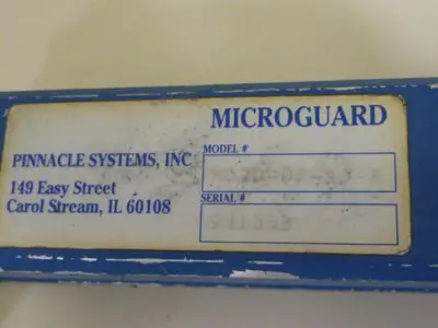 USED PINNACLE SYSTEMS INC MG-20-OF-AU