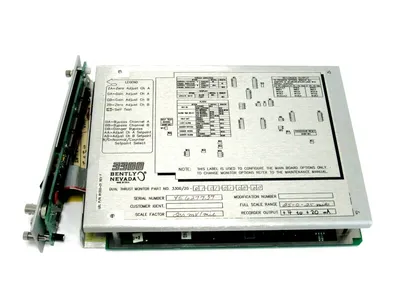 NEW BENTLY NEVADA 3300/20-01-01-01-00-00 DUAL THRUST MONITOR 3300200101010000