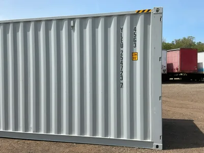 2026 40’L x 8’W x 9’ 6”T High Cube Shipping/Ground Container, swing doors on one end and four sets o...