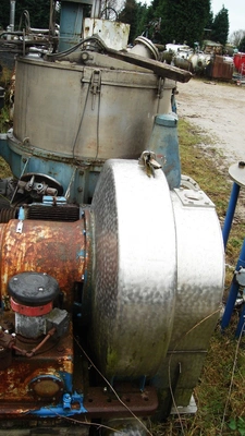 Siebtechnik Tema H-400 Conturbex worm/screen centrifuge, 316SS.