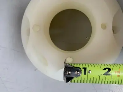 USED AMERSHAM BIOSCIENCES 56-4008-51 OUTER NOZZLE BODY END SCREW CAP