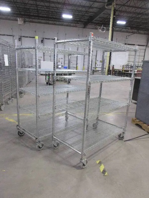 CARI ALL, METRO STYLE, WIRE SHELVING ON WHEELS