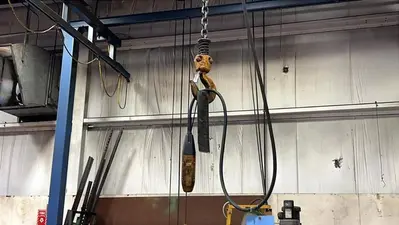 USED 2015 GORBEL 4000 LB FREESTANDING CRANE