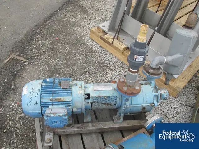 Used Graham Graham Liquid Ring Vacuum Pump, Model 3PV32080/13/43/M, C/S, 75 CFM, 7.5 HP Vacuum Pumps Ohio US | Federal Equipment Company #128322