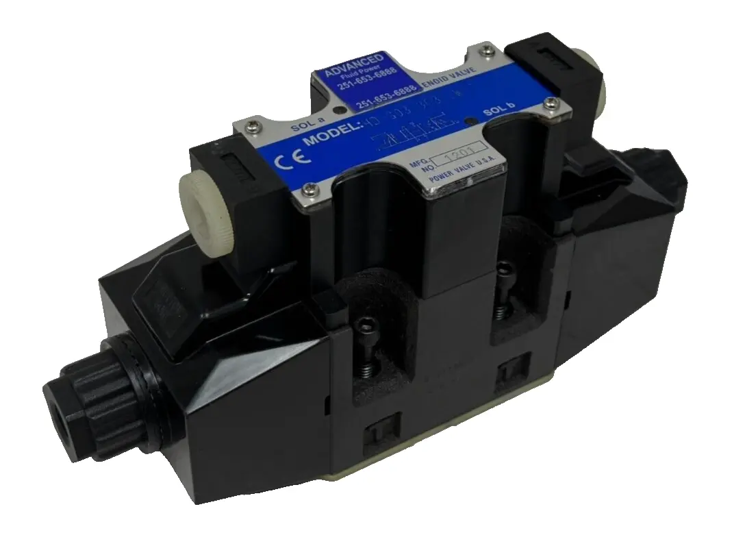 NEW ADVANCED FLUID POWER HD-G03-3C3-LW-7 SOLENOID POWER VALVE 1201