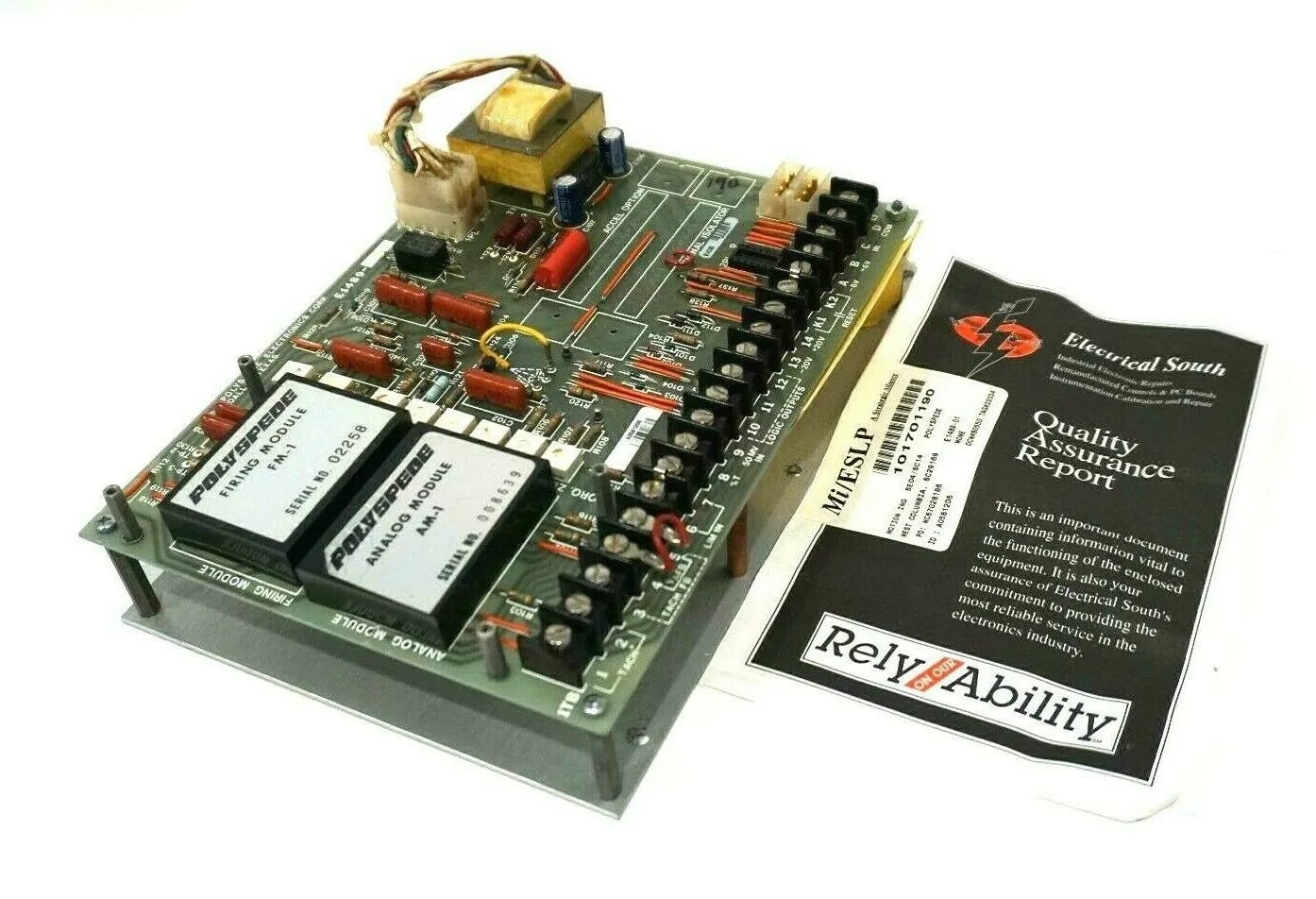 REPAIRED POLYSPEDE E1489-01 CONTROL BOARD E148901
