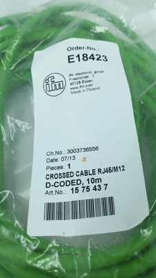 IFM Crossed Cable RJ45/M12