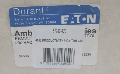 NEW EATON 57202-420 PRODUCTIVITY MONITOR & CONTROL 57202420