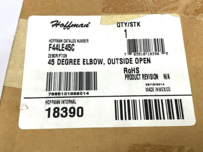 New | in-Stock HOFFMAN FF4LE45C, 18390 Valves/Fittings | Maverick Industrial Sales #1114023