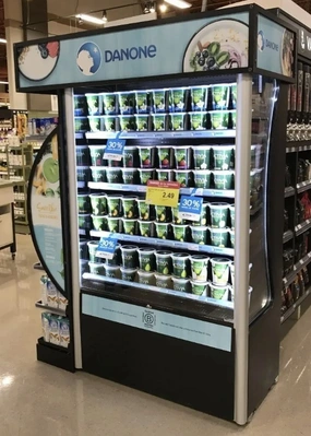 168-0007 AC-OFC 46” Open Air Self Contained Curtain Merchandiser Cooler