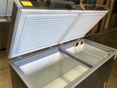 171-0378 51" Stainless Steel Self Contained Seafood Fish Chest Freezer