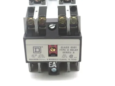 NEW SQUARE D 8501-XO20 CONTROL RELAY 8501XO20 SERIES A