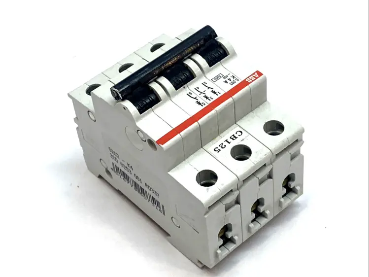 Used ABB MCB 3-POLE 4A CURVE K S203-K4 Circuit Breakers | Maverick Industrial Sales #1101289