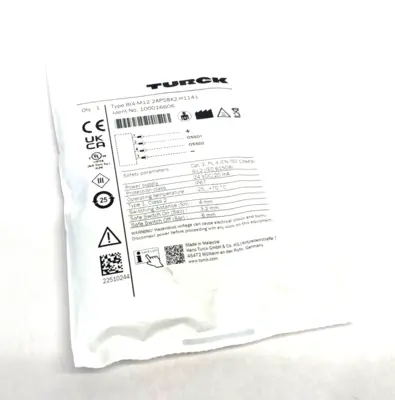 New | in-Stock Turck Inductive Safety Sensor Uncoded M12 Metal 100016606 Proximity Sensors Michigan US | Maverick Industrial Sales #1398954