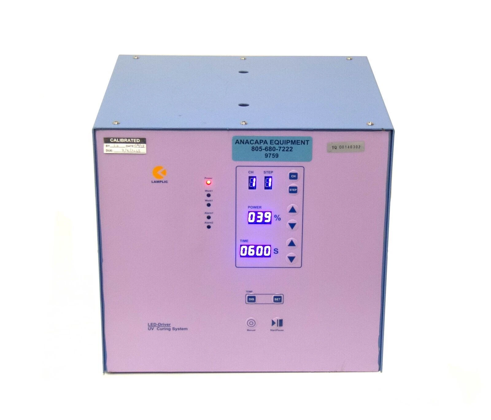 Lamplic LED Drive UV Curing System With Digital Display USED (9759)R