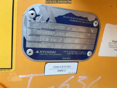 Used 2023 HYUNDAI HL940A Wheel Loaders North Carolina US | National Equipment Dealers #1422442