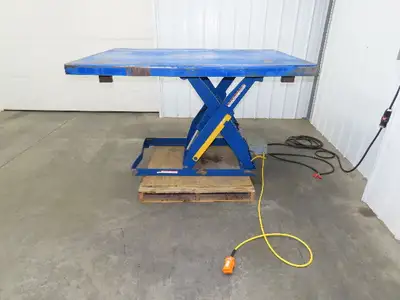 Vestil Hydraulic Scissor Lift Table 2000lb 72x48" Top 36" Travel 480V 3Ph
