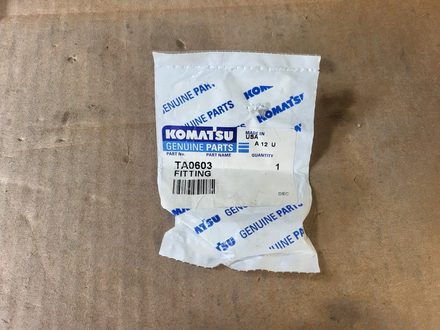 NEW KOMATSU TA0603