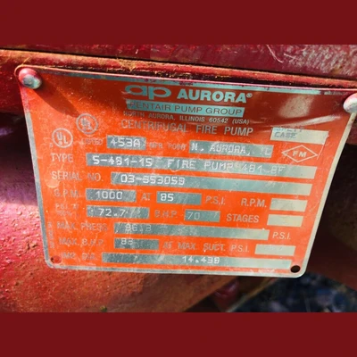Aurora Fire Pump System