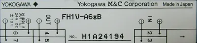 NEW YOKOGAWA FH1V-A6*B SIGNAL CONDITIONER JUXTA