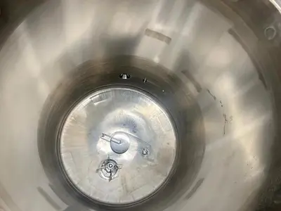 Used 250 Gallon Tank (Reactor), 316 Stainless Steel, Full Vacuum, With Agitator