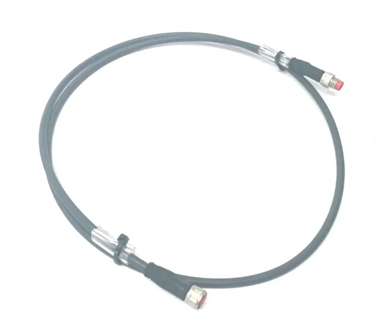 Used BECKHOFF DOUBLE ENDED POWER CABLE 1M LENGTH M8 4-PIN Cable & Wire | Maverick Industrial Sales #1111438