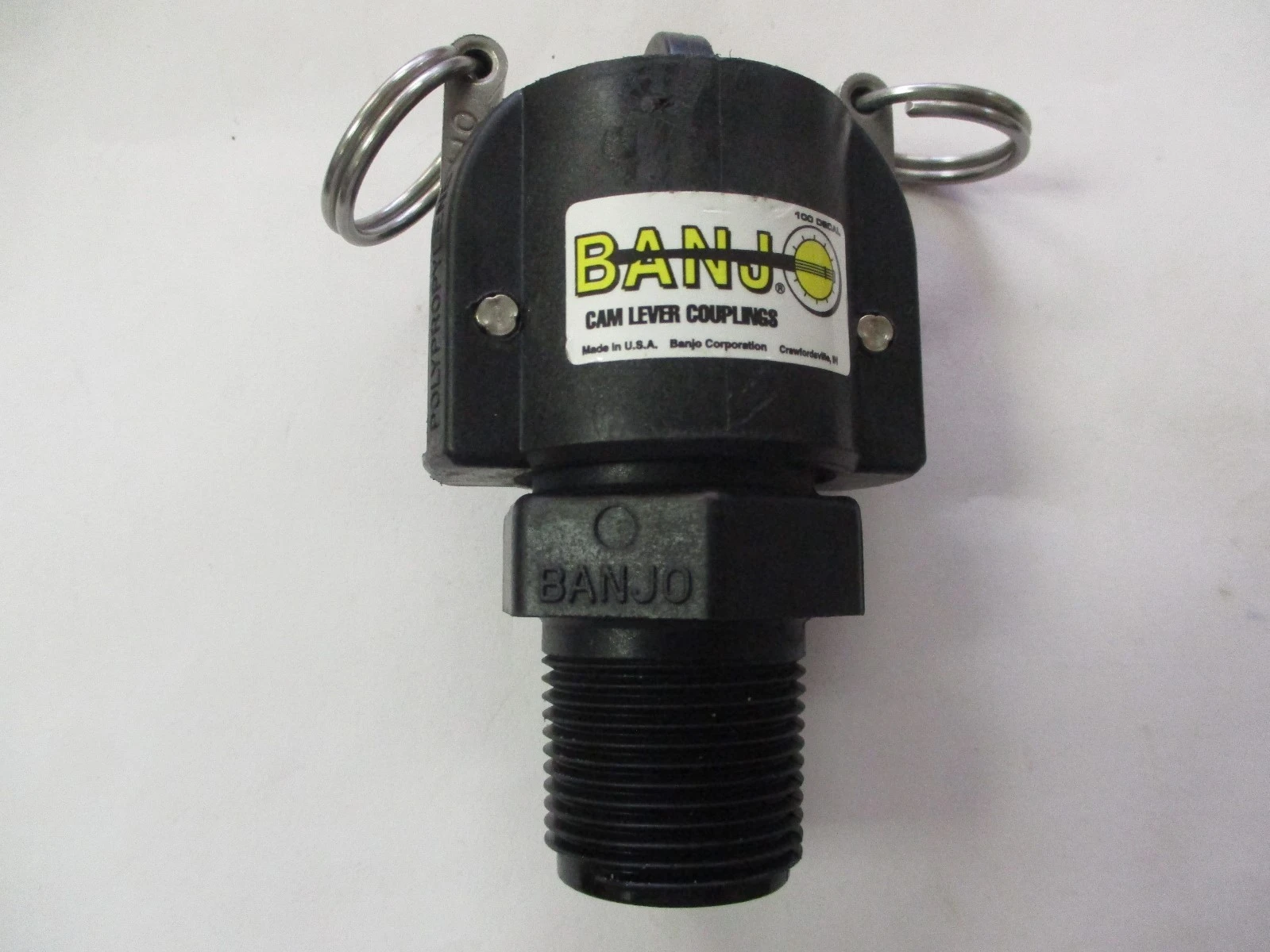 NEW Banjo 1 3/8 Polypropylene Cam Lever Coupling