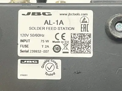 Used JBC AL-1A Soldering Machines Michigan US | Maverick Industrial Sales #1487531