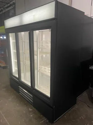 Used Beverage Air 2019 Beverage Air LumaVue 3 Glass Sliding Door Merchandising Cooler Refrigerator Display Refrigerators Illinois US | Falcon Restaurant Supply #1376452