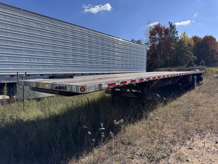 Used 2003 UTILITY FLATBED TRAILER Flatbed Trailers Michigan US | Miedema Asset Management Group #1709485