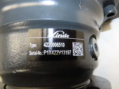 Linde AK20E-02 Forklift Dual-Wheel & Motor Front Axle Assembly Off E20C