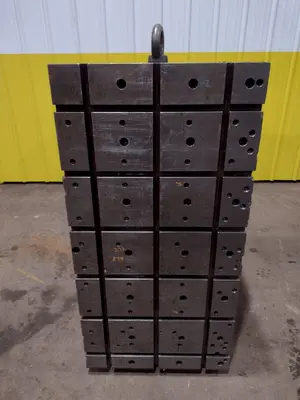 48" X 24" X 30" ANGLE PLATES SET OF (2) T-SLOTTED BLOCKS: STOCK #19048