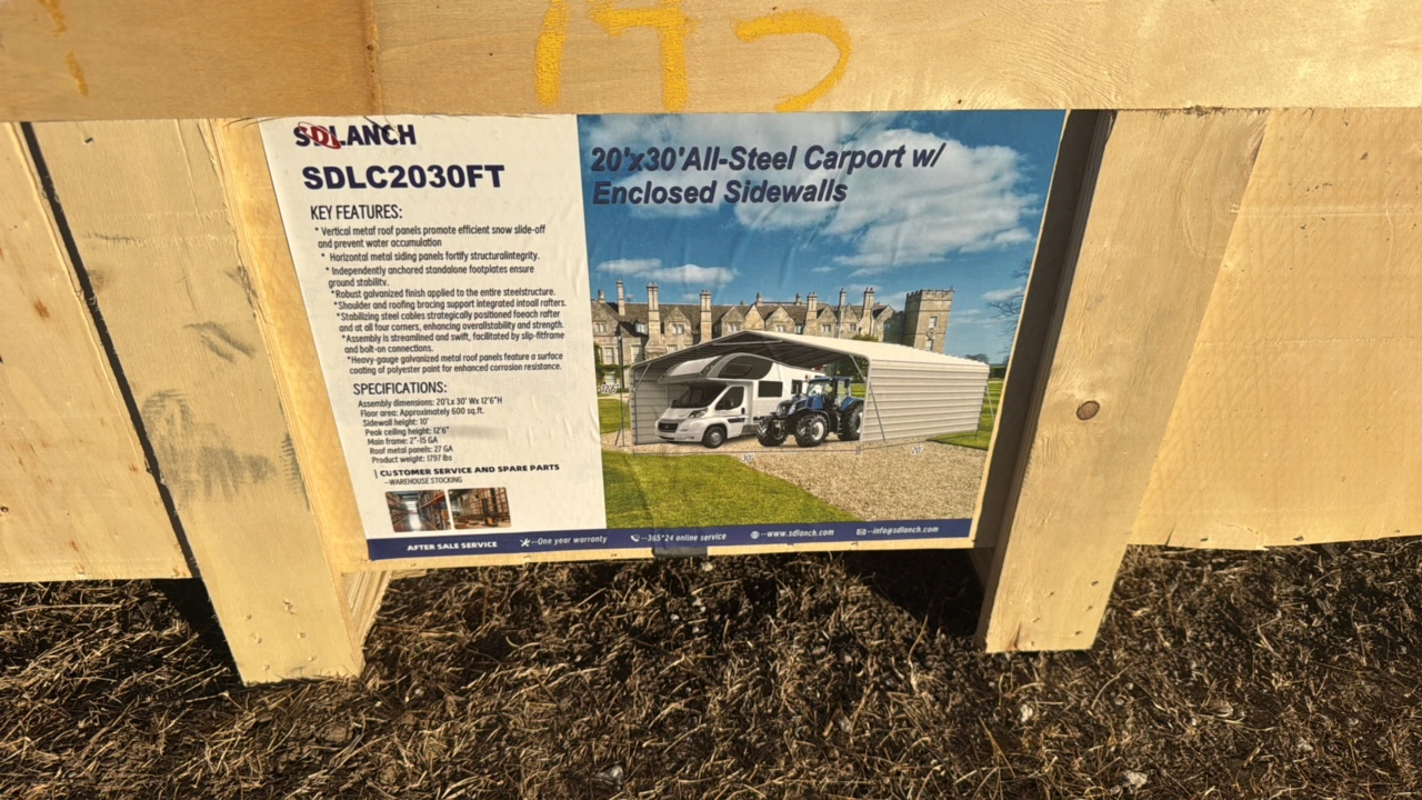 High-End Carport	SDLANCH	2025	Unused	SDLC2030FT