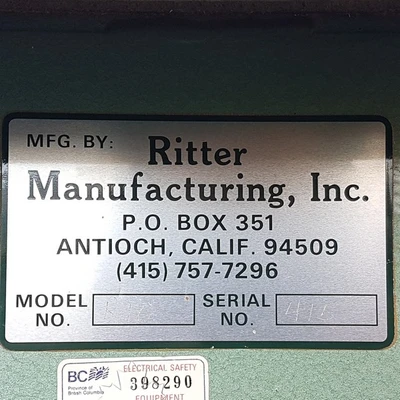 Ritter Shaper
