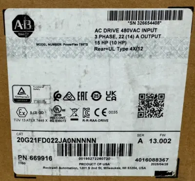 NEW ALLEN-BRADLEY POWERFLEX 755TS