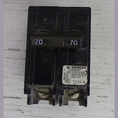 Siemens 2 Pole 70 Amp Push-in Breaker
