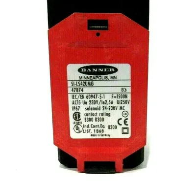 NEW BANNER ENGINEERING SI-LS42UMG INTERLOCK BODY SILS42UMG