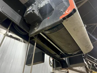 17.5 TON (2014) KONE-CRANES MODEL #CXT60410160P75GGN0S SINGLE GIRDER OVERHEAD CRANE HOIST & TROLLEY: STOCK #18634