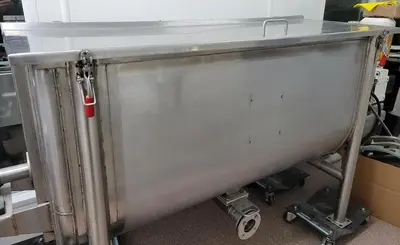 Used InoxTech 20 Cubic Foot Stainless Steel Double Ribbon Blender